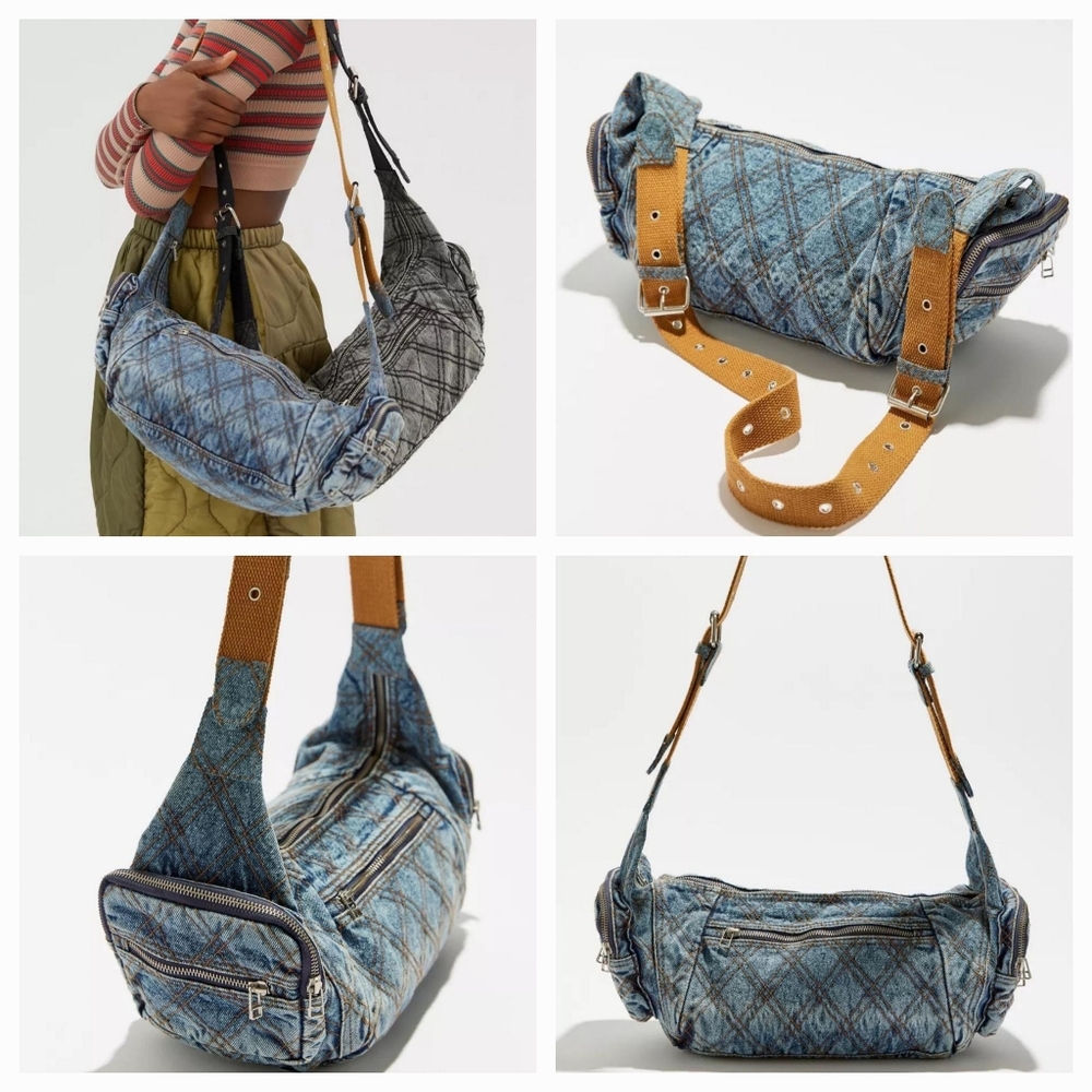 URBAN OUTFITTERS Denim Sling/Crossbody Bag - Picture 3 of 12